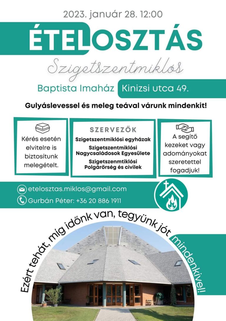 ÉTELOSZTÁS – 2023.01.28