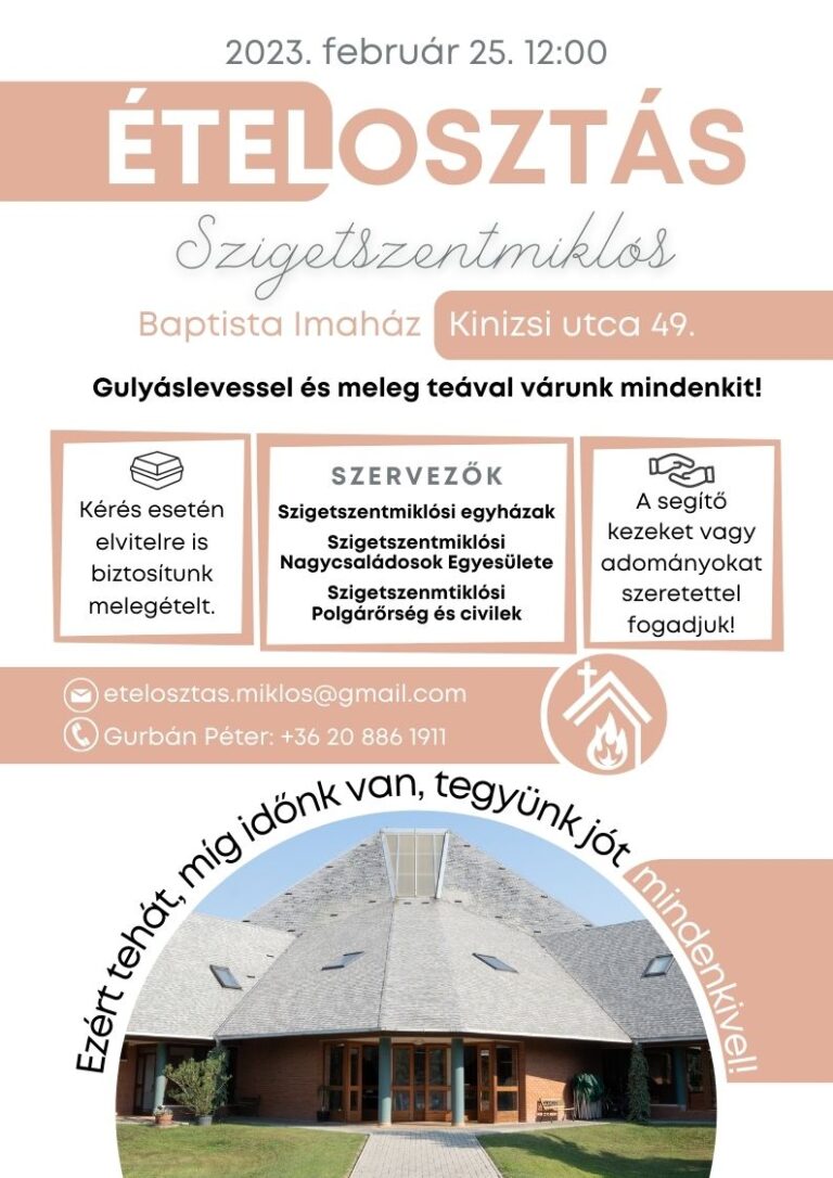 ÉTELOSZTÁS – 2023.02.25