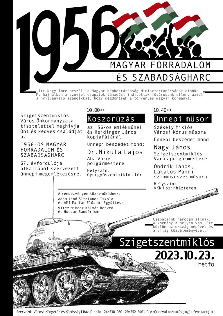 Koszorúzás – 2023.10.23.