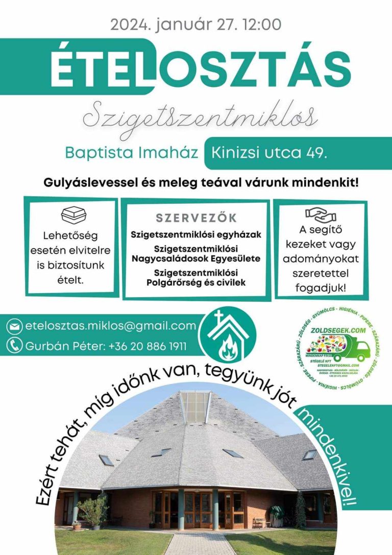 Melegétel osztás – 2024.01.27