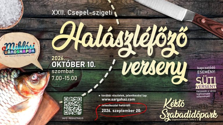 Halászlé főző verseny, Kéktó – 2026.10.10.